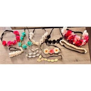 Flower Crown Headband Lot Floral Head‎ Piece Hair Accessories Boho Chic Festival